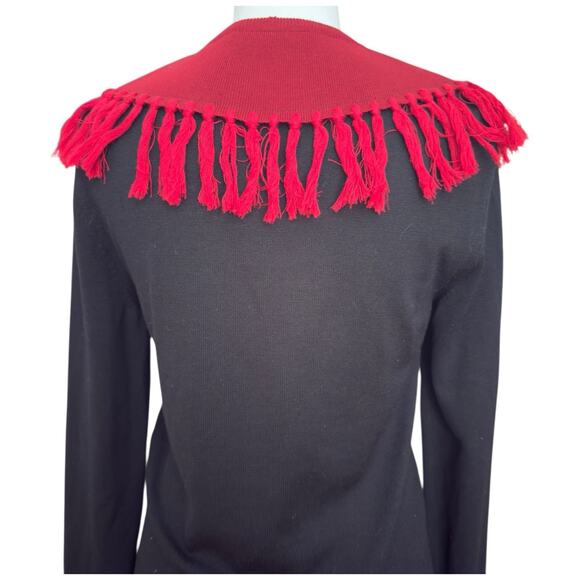 ALTUZARRA Ming Fringed Wool Sweater Size S - Picture 12 of 13